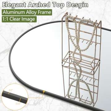 MELOMOIR 71"x32" Large Full Length Mirror for Stylish Rooms