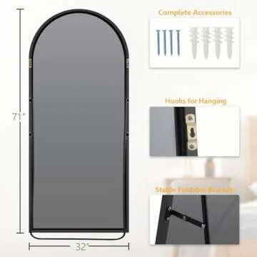 MELOMOIR 71"x32" Large Full Length Mirror for Stylish Rooms