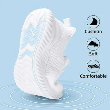 PPQ Women's Memory Foam Slip On Walking Shoes for Comfort