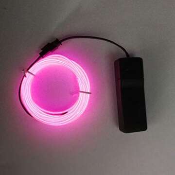 2 Pack-TGHCP Mini Size EL Wire/Tape/Panel Inverter/Battery Pack/Controller(Power 15FT EL Wire)