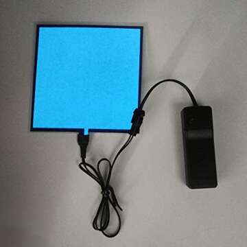 2 Pack-TGHCP Mini Size EL Wire/Tape/Panel Inverter/Battery Pack/Controller(Power 15FT EL Wire)