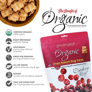 Organic Oven Baked Dog Treats - Grandma Lucy’s 14 oz