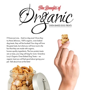 Organic Oven Baked Dog Treats - Grandma Lucy’s 14 oz
