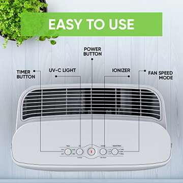 H13 True HEPA Air Purifier - Clean Air - InvisiClean Claro