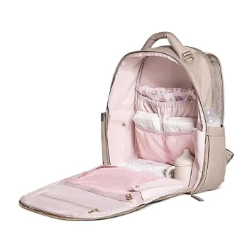 JuJuBe Classic Diaper Bag Backpack with Changing Pad