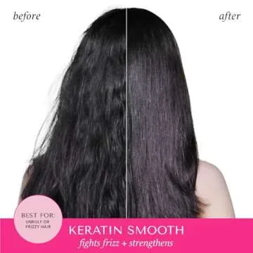 HASK Keratin Protein Smoothing Shine Oil, Frizz-Free Shine