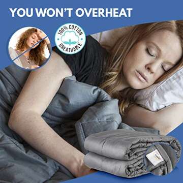 Fuzzy Buddy Large Weighted Blanket - Premium Comfort for All