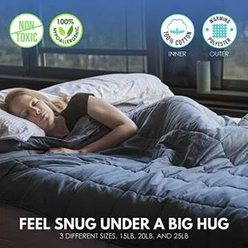 Fuzzy Buddy Large Weighted Blanket - Premium Comfort for All