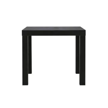 Ameriwood Home Parsons End Table Black Oak Ideal for Small Spaces