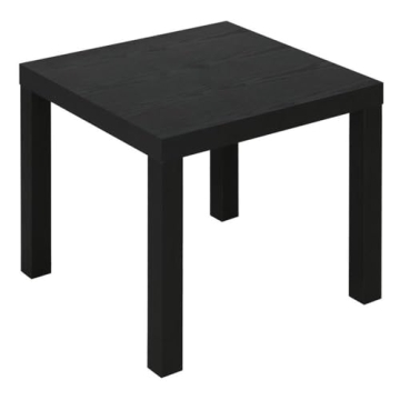 Ameriwood Home Parsons End Table Black Oak Ideal for Small Spaces