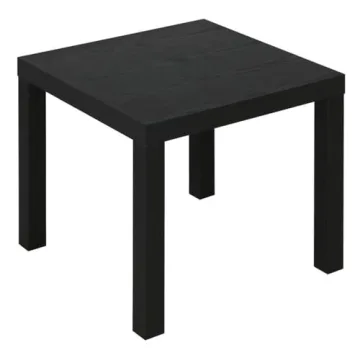 Ameriwood Home Parsons End Table Black Oak Ideal for Small Spaces