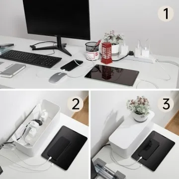 YECAYE Cable Management Box Perfect for Homes and Offices