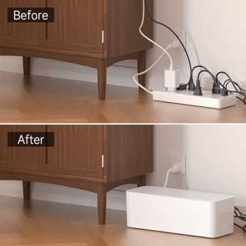 YECAYE Cable Management Box Perfect for Homes and Offices