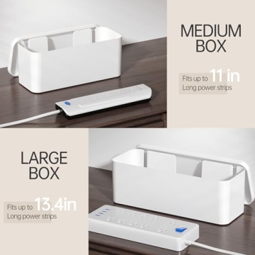 YECAYE Cable Management Box Perfect for Homes and Offices