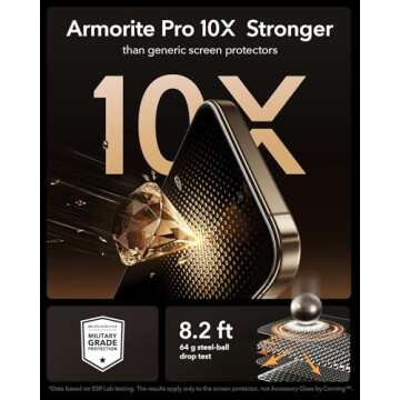 ESR iPhone 16 Pro Max Screen Protector 3 Pack Durable