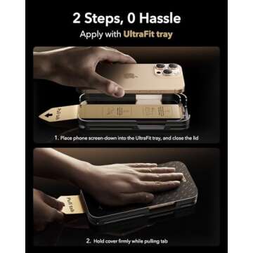 ESR iPhone 16 Pro Max Screen Protector 3 Pack Durable