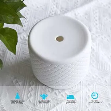 ZEIGGA LAB Essential Oil Diffuser - 280ml Ceramic Aromatherapy