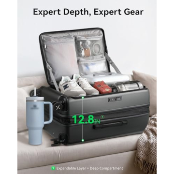 LUGGEX 26 Inch Lightweight Hard Shell Luggage