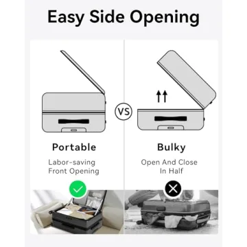 LUGGEX 26 Inch Lightweight Hard Shell Luggage