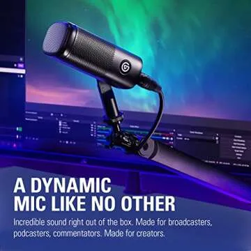 Elgato Wave DX - Dynamic XLR Microphone, Cardioid Pattern, Noise Rejection, Speech optimised for Pod...