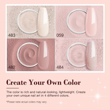 AZUREBEAUTY Dip Powder Nail Kit Starter with 4 Colors