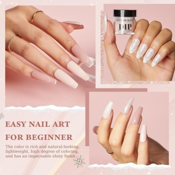 AZUREBEAUTY Dip Powder Nail Kit Starter with 4 Colors