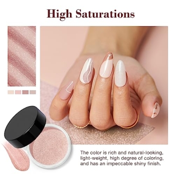 AZUREBEAUTY Dip Powder Nail Kit Starter with 4 Colors