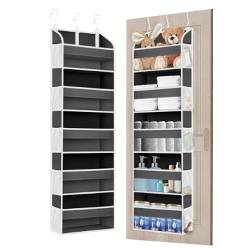 TAHAVICE Over the Door Organizer with 5 Pockets for All Storage Needs