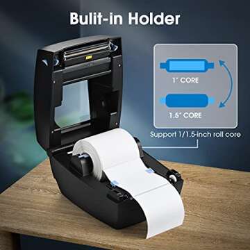 iDPRT Thermal Label Printer Mini Label Printer