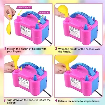 Effortless Balloon Inflation with QIPUMP Electric Pump