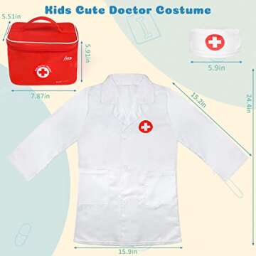 Medical Kit for Kids - 35 Pieces Educational Doctor Playset