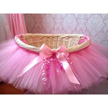 YAMA Light Pink Double Faced Satin Ribbon, 1/4 Inch 25 Yards, Great for Gift Wrapping Crafts Bows Wedding Party Decoration