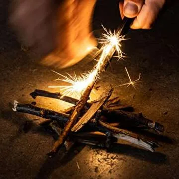 ASR Outdoor 2 Pack Micro EDC Ceramic Striker Survival Fire Starter - Create Sparks Emergency Survival Tool