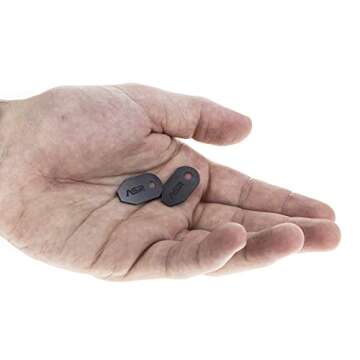 ASR Outdoor 2 Pack Micro EDC Ceramic Striker Survival Fire Starter - Create Sparks Emergency Survival Tool