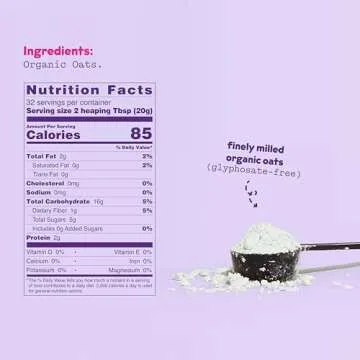 Instant Organic Oat Milk Powder by JOI - Vegan & Gluten-Free