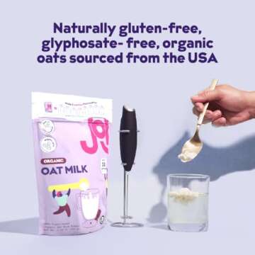 Instant Organic Oat Milk Powder by JOI - Vegan & Gluten-Free