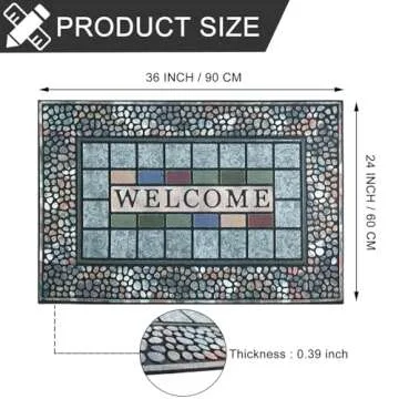 Durable CHICHIC 24 x 36 Door Mat for Every Home
