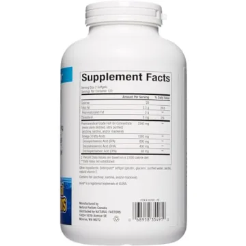 Natural Factors RxOmega-3 Fish Oil for Heart and Joint Health