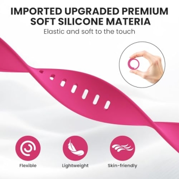 Foufousun Sport Band for Apple Watch All Sizes Soft Silicone