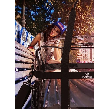 Durable Clear Tote Bag for Stadiums Work and School