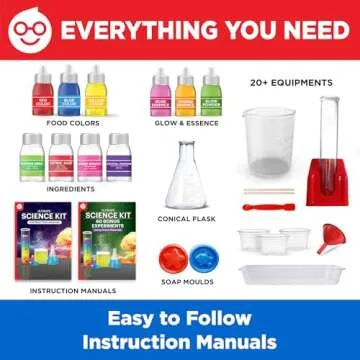 Doctor Jupiter Science Kit for Kids Ages 8-9-10-11-12-13-14| Christmas, Birthday Gift Ideas for Boys & Girls 8+ Years Old | STEM Toy with 135+ Experiments| Learning & Educational Kits