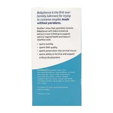Fairhaven Health BabyDance Fertility Lubricant with 10 Single Use Applicators | for Men and Women Tr...