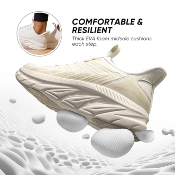 ALLSWIFIT Women's Slip On Athletic Shoes for Comfort and Style