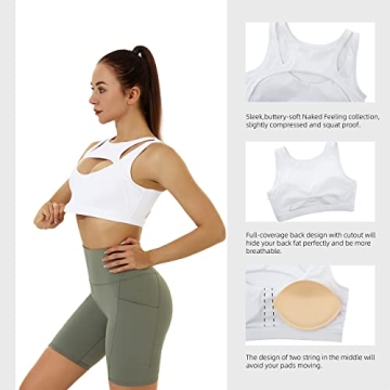 High Support Cutout Sports Bra for Stylish Workouts