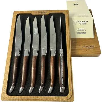 Luxury Laguiole en Aubrac Steak Knife Set 6-Piece