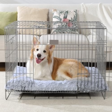 Vonabem Large Dog Bed Crate Pad Soft Anti-Slip Mat