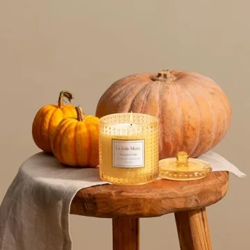 Pumpkin Chai Scented Candle | Long-Lasting Aroma