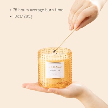 Pumpkin Chai Scented Candle | Long-Lasting Aroma