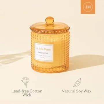 Pumpkin Chai Scented Candle | Long-Lasting Aroma