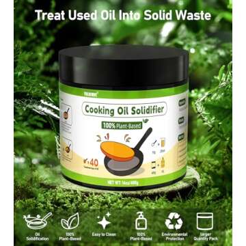 Natural Cooking Oil Solidifier - Eco Friendly & Efficient